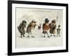 The Kindly Robin, Victorian Christmas Card-Castell Brothers-Framed Giclee Print