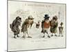 The Kindly Robin, Victorian Christmas Card-Castell Brothers-Mounted Giclee Print