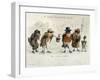 The Kindly Robin, Victorian Christmas Card-Castell Brothers-Framed Giclee Print