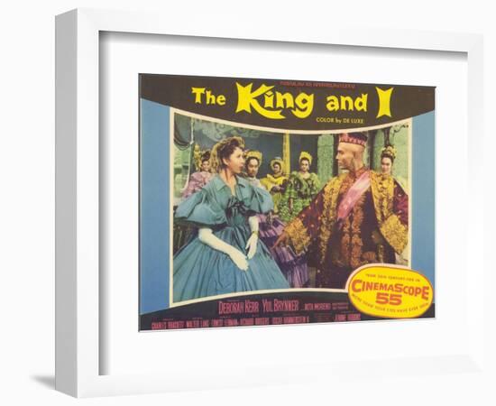 The King and I, 1956-null-Framed Art Print