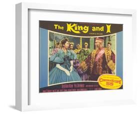 The King and I, 1956-null-Framed Art Print