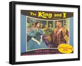 The King and I, 1956-null-Framed Art Print