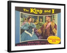 The King and I, 1956-null-Framed Art Print