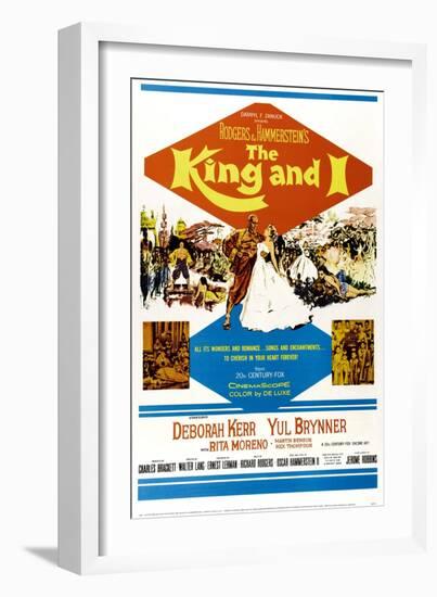 The King and I, 1956-null-Framed Giclee Print