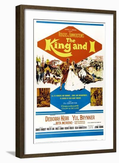 The King and I, 1956-null-Framed Giclee Print