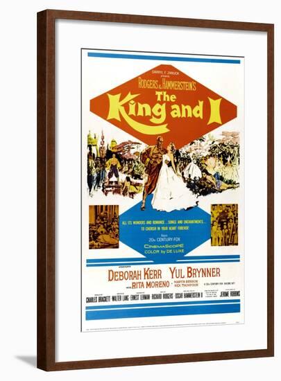 The King and I, 1956-null-Framed Giclee Print