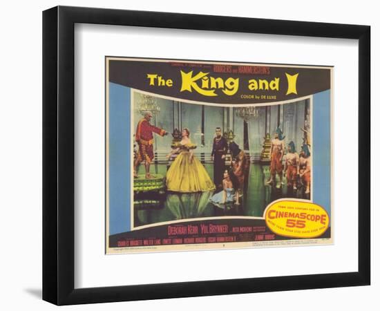 The King and I, 1956-null-Framed Art Print