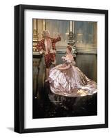 The King And I, Yul Brynner, Deborah Kerr, 1956-null-Framed Photo