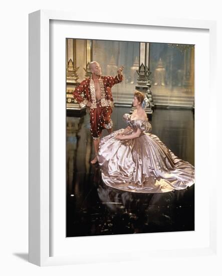 The King And I, Yul Brynner, Deborah Kerr, 1956-null-Framed Photo