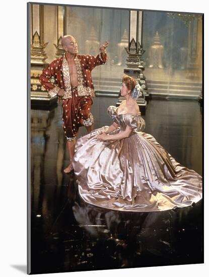 The King And I, Yul Brynner, Deborah Kerr, 1956-null-Mounted Photo