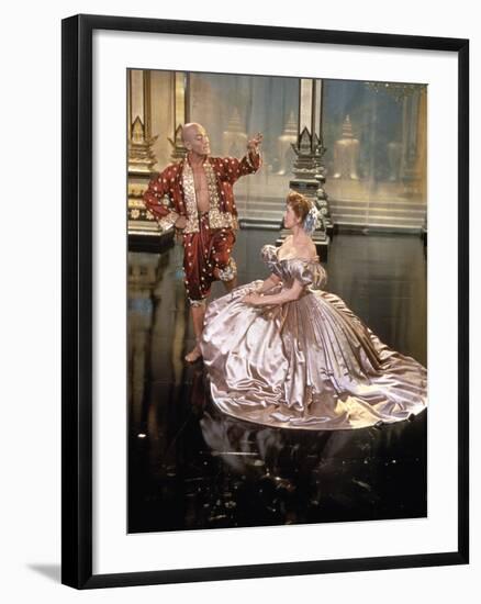 The King And I, Yul Brynner, Deborah Kerr, 1956-null-Framed Photo