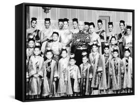 The King and I-null-Framed Stretched Canvas