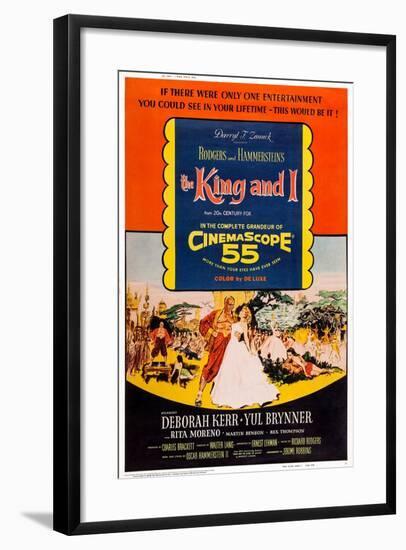 The King and I-null-Framed Art Print