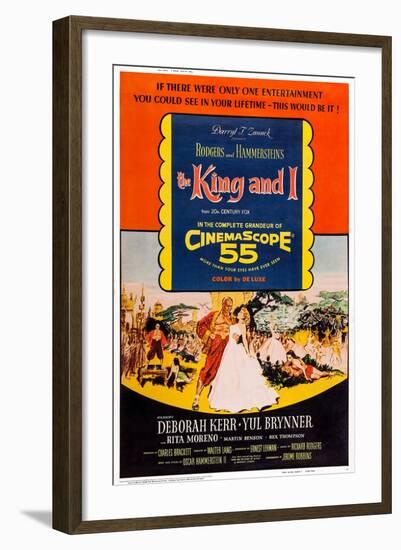The King and I-null-Framed Art Print