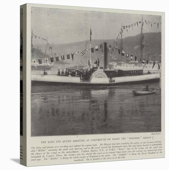 The King and Queen Arriving at Dartmouth on Board the Dolphin, 7 March-null-Stretched Canvas