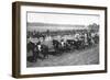 The King and Queen Arriving at the Leopardstown Races, Dublin, July 1911-null-Framed Giclee Print