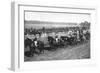 The King and Queen Arriving at the Leopardstown Races, Dublin, July 1911-null-Framed Giclee Print