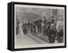 The King and Queen at Dartmouth, 7 March-G.S. Amato-Framed Stretched Canvas