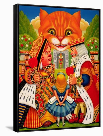 The King and Queen of Hearts, 2010-Frances Broomfield-Framed Stretched Canvas