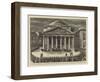 The King and Queen of Italy Visiting the New Tomb of the Late King Victor Emmanuel in the Pantheon-null-Framed Premium Giclee Print