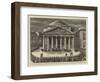 The King and Queen of Italy Visiting the New Tomb of the Late King Victor Emmanuel in the Pantheon-null-Framed Giclee Print