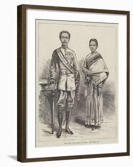 The King and Queen of Siam-null-Framed Giclee Print