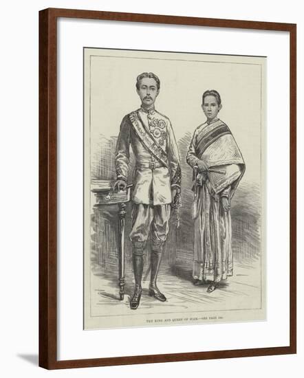 The King and Queen of Siam-null-Framed Giclee Print