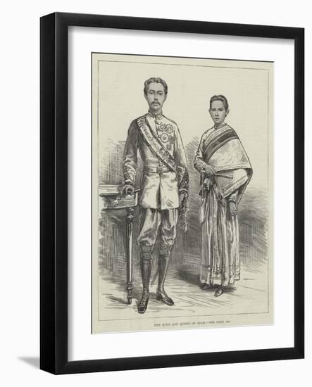 The King and Queen of Siam-null-Framed Giclee Print