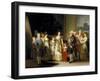 The King and Queen of Spain, Charles IV and Maria Luisa, with Their Family, 1800-Francisco de Goya-Framed Giclee Print