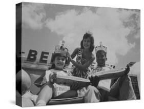 The King and Queen of the Watermelon Eating Contest-Joe Scherschel-Stretched Canvas