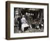 The King and Queen survey bomb damage, Buckingham Palace, London, WWII, 1940-Unknown-Framed Photographic Print