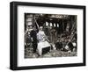 The King and Queen survey bomb damage, Buckingham Palace, London, WWII, 1940-Unknown-Framed Photographic Print