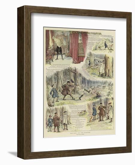 The King and the Forester-William Ralston-Framed Giclee Print