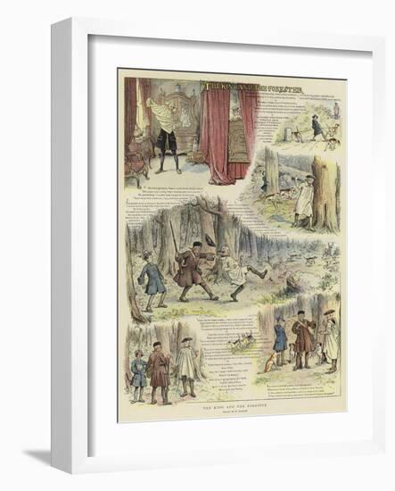 The King and the Forester-William Ralston-Framed Giclee Print