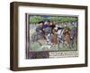 The King and the Queen Going Hunting -14Th Century Miniature-null-Framed Giclee Print