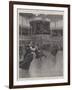 The King at Niagara Skating Rink, 13 February-Ralph Cleaver-Framed Giclee Print