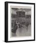 The King at Niagara Skating Rink, 13 February-Ralph Cleaver-Framed Giclee Print