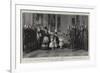 The King at Queen Victoria's Reception of King Louis Philippe at Windsor, 8 October 1844-Franz Xaver Winterhalter-Framed Giclee Print