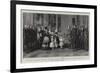 The King at Queen Victoria's Reception of King Louis Philippe at Windsor, 8 October 1844-Franz Xaver Winterhalter-Framed Giclee Print