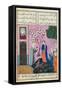 The King Bids Farewell', Poem from the Shiraz Region, C.1470-90-Persian School-Framed Stretched Canvas