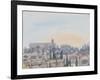 The King David Hotel, Sunset, Jerusalem, 2019 (W/C on Paper)-Lucy Willis-Framed Giclee Print