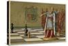 The King Defended by a Pawn-null-Stretched Canvas