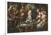 The King Drinks a Twelfth Night Feast, C.1645-Jacob Jordaens-Framed Giclee Print