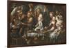 The King Drinks a Twelfth Night Feast, C.1645-Jacob Jordaens-Framed Giclee Print