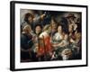 The King Drinks, or Family Meal on the Feast of Epiphany-Jacob Jordaens-Framed Giclee Print