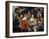 The King Drinks, or Family Meal on the Feast of Epiphany-Jacob Jordaens-Framed Giclee Print