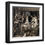 The King Drinks-Jacob Jordaens-Framed Art Print