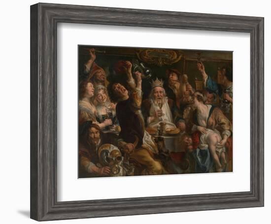 The King Drinks-Jacob Jordaens-Framed Giclee Print