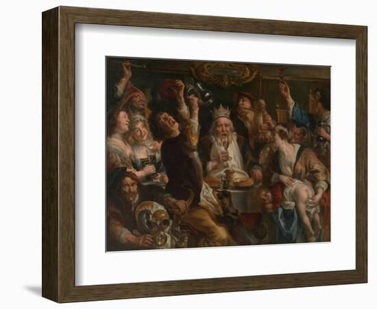 The King Drinks-Jacob Jordaens-Framed Giclee Print