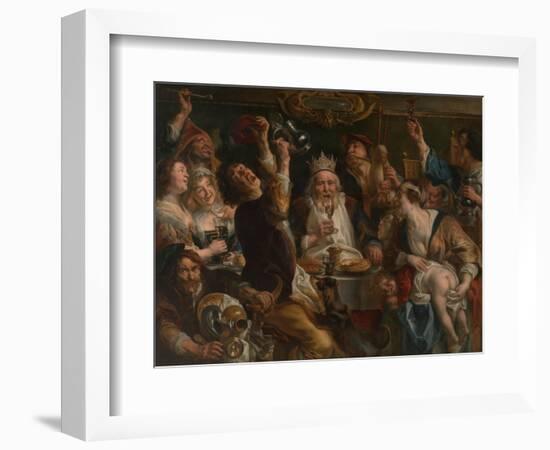 The King Drinks-Jacob Jordaens-Framed Giclee Print